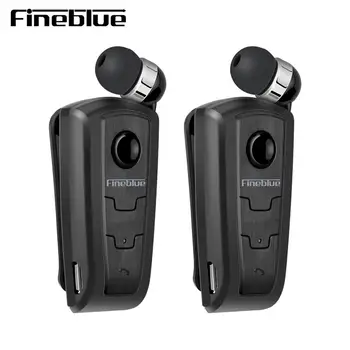 2 KS FineBlue F910 Bezdrôtové Slúchadlá Bluetooth Ovládač, Headset Hovory Pripomenúť Vibrácií Nosenie Klip Športové Bežecké Slúchadlá s mikrofónom
