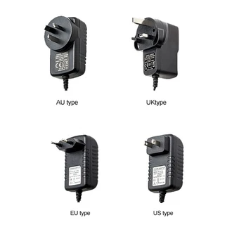jeaTone Fotoaparát monitor DC napájanie adaptér dodávky 12 V ,UK,US,EU,AU P systém