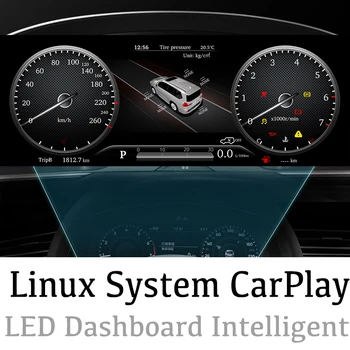 Linux CarPlay Pre Toyota Pôdy Cruiser Prado J150 LC150 2009~2020 Prístrojový Panel LED Panel Inteligentná Zábava