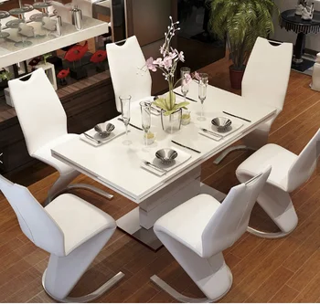 Moderné zmluvne banquet dizajn, luxusný jedálenský nábytok Pu kovové jedálenské stoličky z nehrdzavejúcej ocele nohy jedálenské stoličky