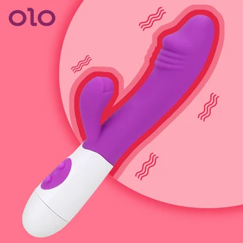 OLO Vibrátor G-Spot Vibrátor pre Ženy Rabbit Vibrátor 7 Rýchlosť Vaginálne Klitorálny Masér Ženská Masturbácia, Sexuálne Hračky pre Ženy