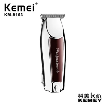 Výkonný Profesionálny KM-9163 Kemei Hair Clipper USB Nabíjanie Nastavenie Rýchlosti Elektrický Sušič na Rezací Stroj Pre Človeka